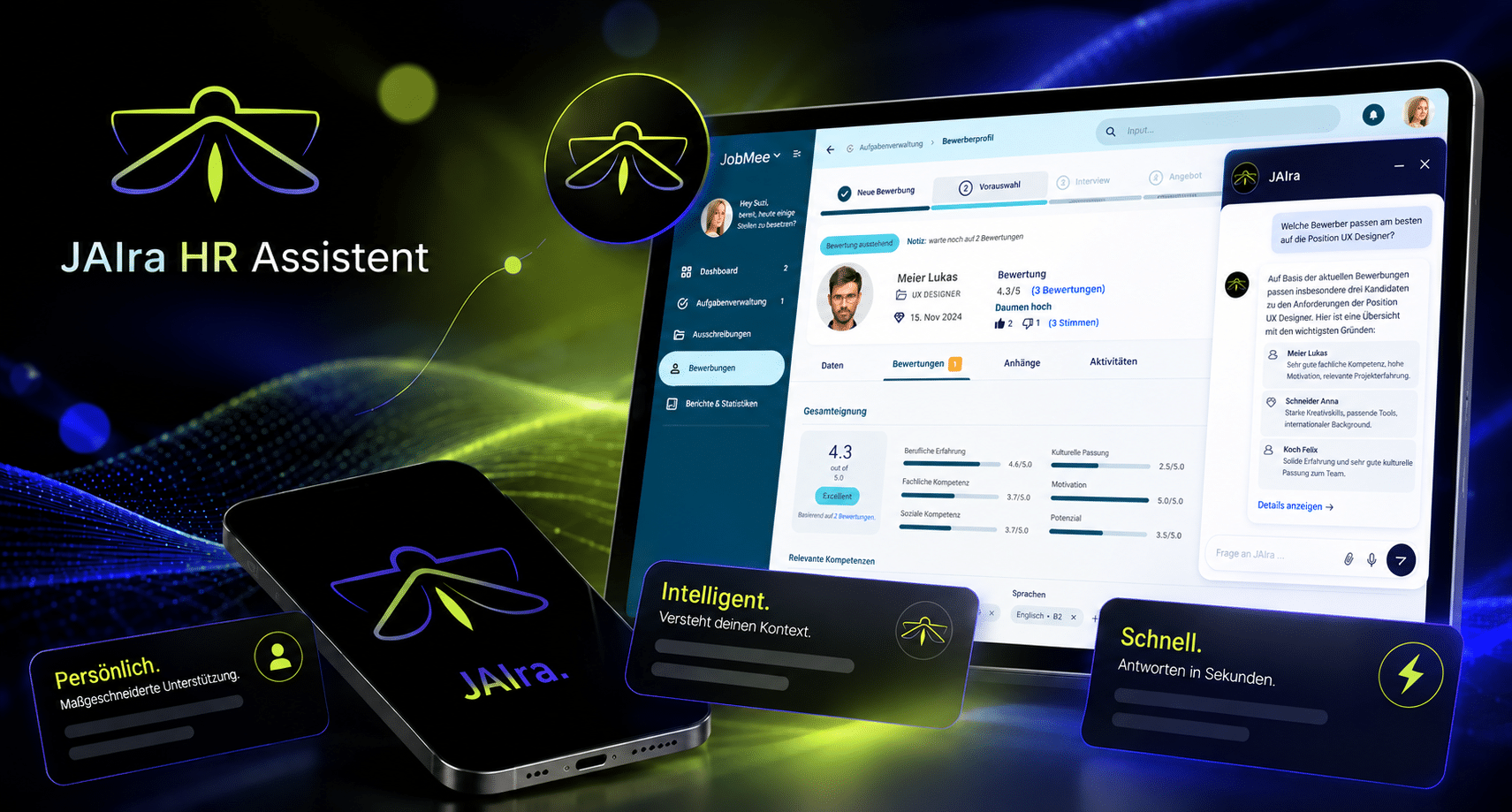JAIra HR Chat – KI-Assistent im HR-System
